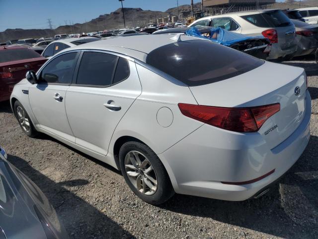 KNAGM4A75B5131286 - 2011 KIA OPTIMA LX WHITE photo 2