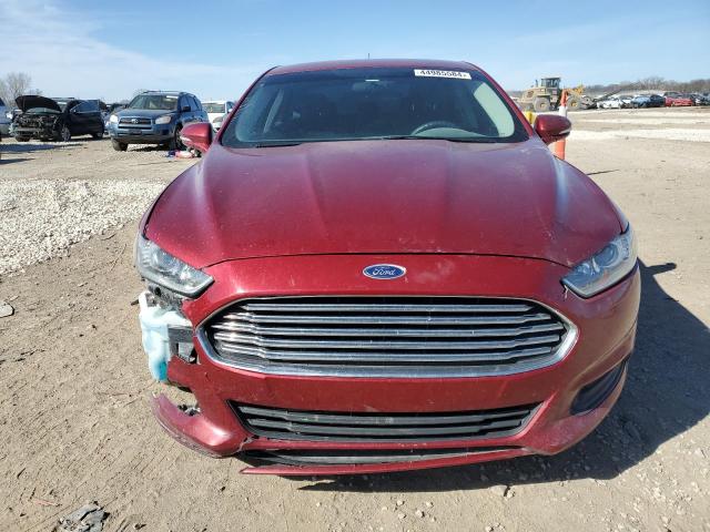 3FA6P0HR4DR285354 - 2013 FORD FUSION SE RED photo 5