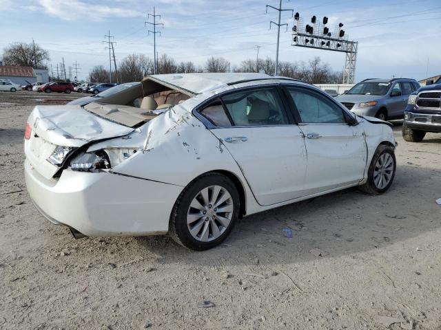 1HGCR2F81DA120189 - 2013 HONDA ACCORD EXL WHITE photo 3