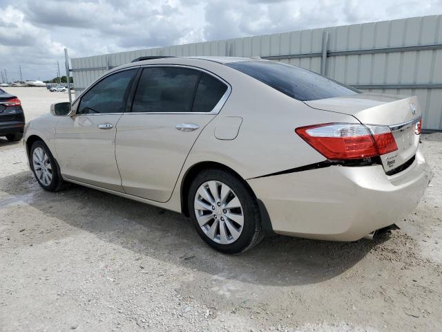 1HGCR3F82FA000510 - 2015 HONDA ACCORD EXL BEIGE photo 2