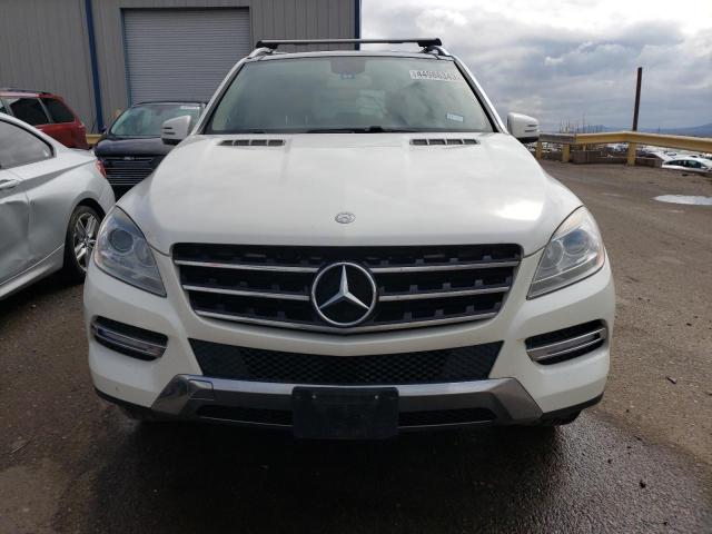 4JGDA5HB6CA037971 - 2012 MERCEDES-BENZ ML 350 4MATIC WHITE photo 5