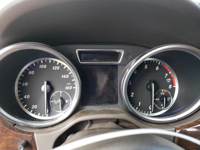 4JGDA5HB6CA037971 - 2012 MERCEDES-BENZ ML 350 4MATIC WHITE photo 9