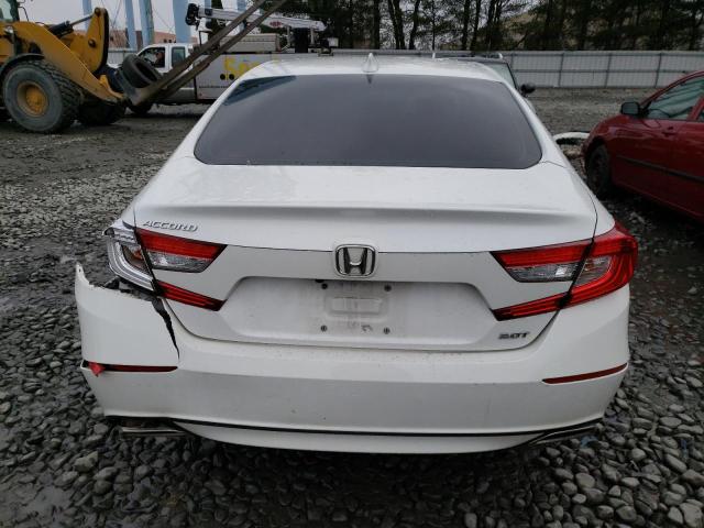 1HGCV2F55JA037748 - 2018 HONDA ACCORD EXL WHITE photo 6