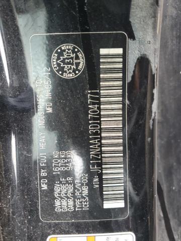 JF1ZNAA13D1704771 - 2013 TOYOTA SCION FR-S BLACK photo 12