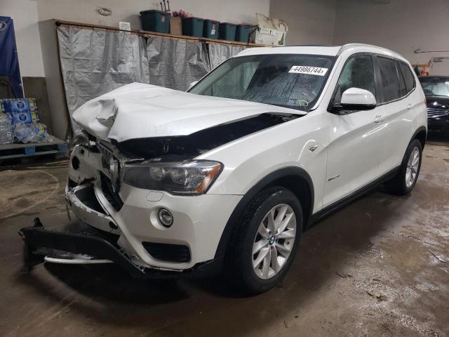 5UXWX9C51H0T00190 - 2017 BMW X3 XDRIVE28I WHITE photo 1