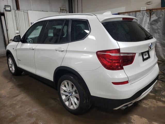 5UXWX9C51H0T00190 - 2017 BMW X3 XDRIVE28I WHITE photo 2