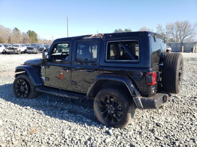 1C4JJXP67MW745268 - 2021 JEEP WRANGLER U SAHARA 4XE BLACK photo 2