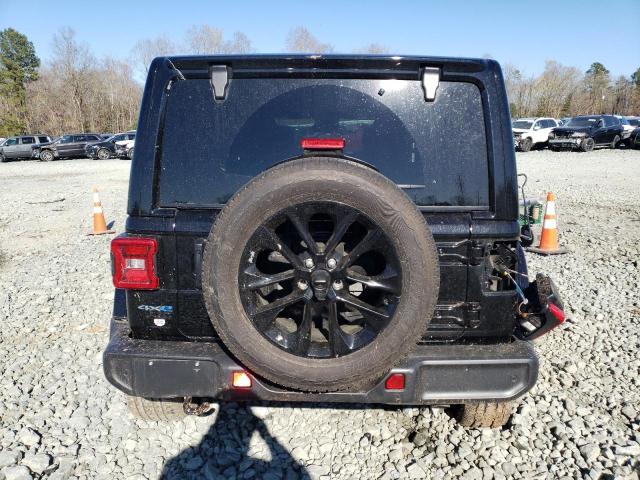 1C4JJXP67MW745268 - 2021 JEEP WRANGLER U SAHARA 4XE BLACK photo 6