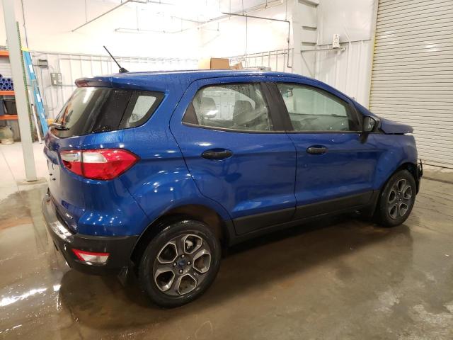 MAJ6P1SL4JC159242 - 2018 FORD ECOSPORT S BLUE photo 3