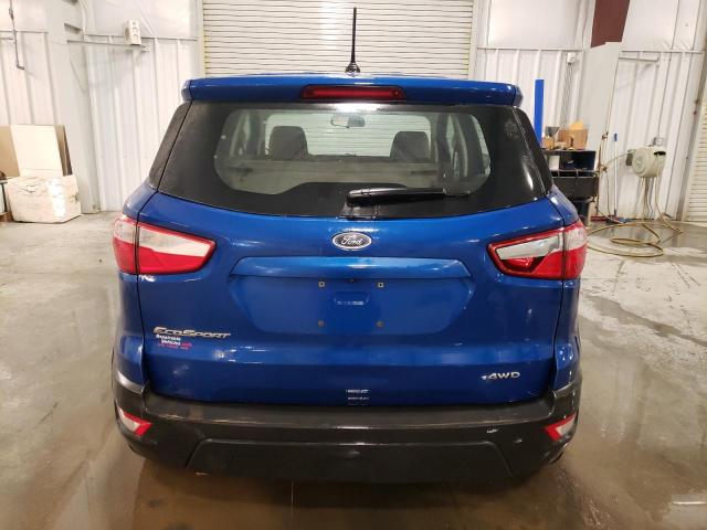 MAJ6P1SL4JC159242 - 2018 FORD ECOSPORT S BLUE photo 6