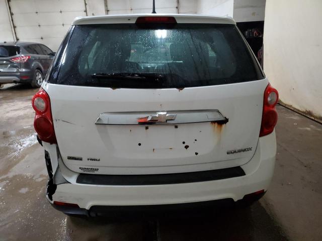 2GNFLCEK8C6260775 - 2012 CHEVROLET EQUINOX LS WHITE photo 6