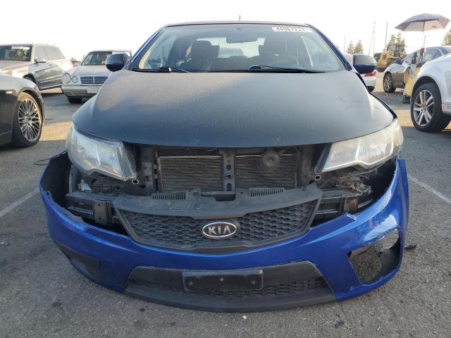 KNAFU6A27C5490362 - 2012 KIA FORTE EX BLUE photo 5