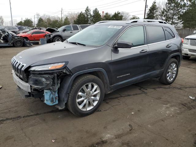 1C4PJMDS0HW605305 - 2017 JEEP CHEROKEE LIMITED GRAY photo 1