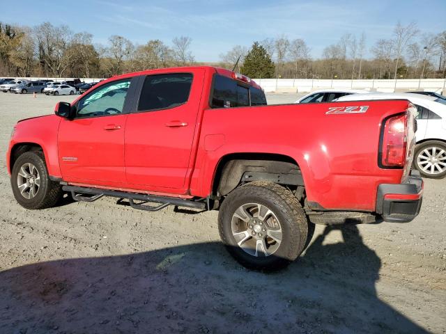 1GCGTDEN5H1226672 - 2017 CHEVROLET COLORADO Z71 RED photo 2