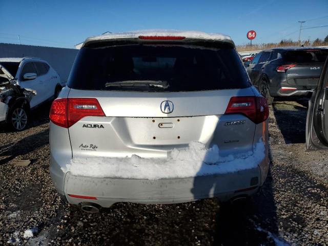 2HNYD28288H539511 - 2008 ACURA MDX SILVER photo 6