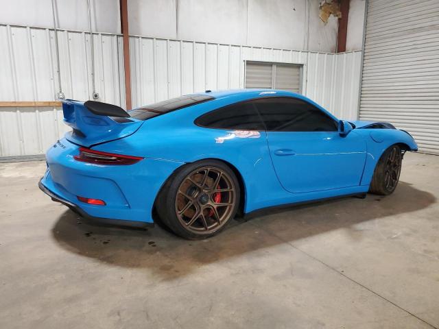 WP0AC2A97JS175243 - 2018 PORSCHE 911 GT3 BLUE photo 3