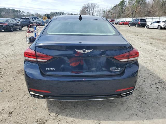 KMHGN4JE5JU247201 - 2018 GENESIS G80 BASE BLUE photo 6