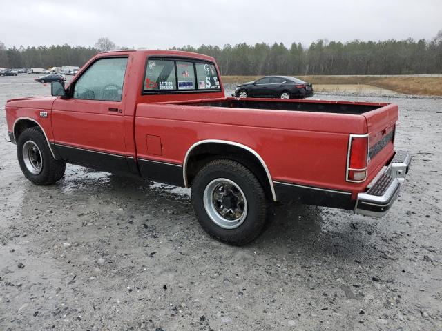 1GCCS14Z9L2150994 - 1990 CHEVROLET S TRUCK S10 RED photo 2