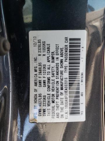 19UUA9F59EA002015 - 2014 ACURA TL TECH CHARCOAL photo 13