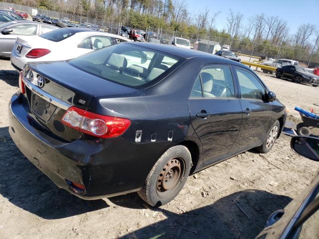 JTDBU4EE0B9150214 - 2011 TOYOTA COROLLA BASE BLACK photo 3