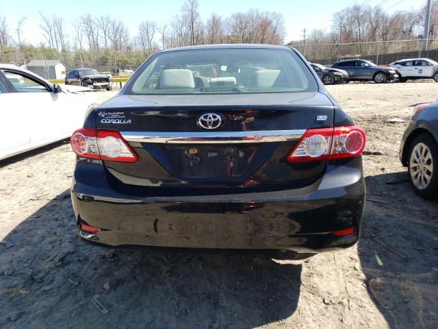 JTDBU4EE0B9150214 - 2011 TOYOTA COROLLA BASE BLACK photo 6