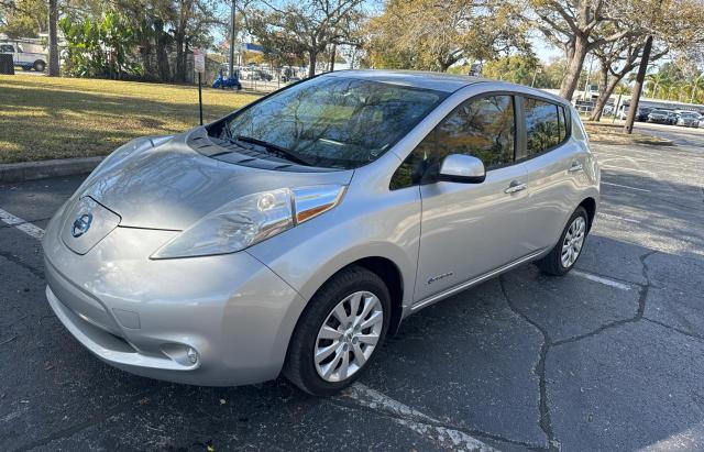 1N4AZ0CP4GC306474 - 2016 NISSAN LEAF S SILVER photo 2