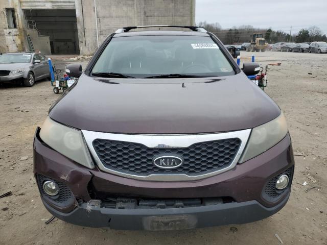 5XYKTDA11BG167964 - 2011 KIA SORENTO BASE BURGUNDY photo 5