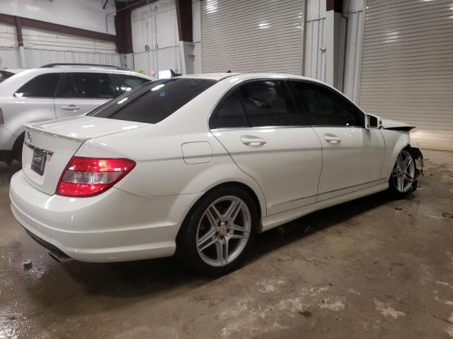 WDDGF5GB0BR166394 - 2011 MERCEDES-BENZ C 350 WHITE photo 3