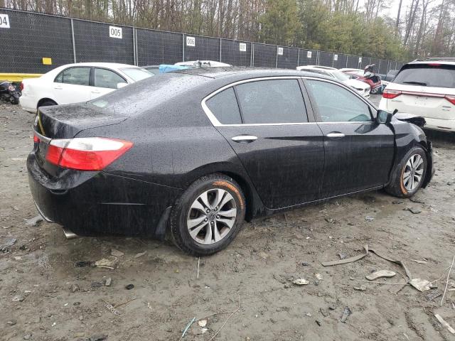 1HGCR2F37EA207584 - 2014 HONDA ACCORD LX BLACK photo 3