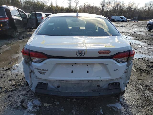 JTDEPRAE5LJ023708 - 2020 TOYOTA COROLLA LE WHITE photo 6