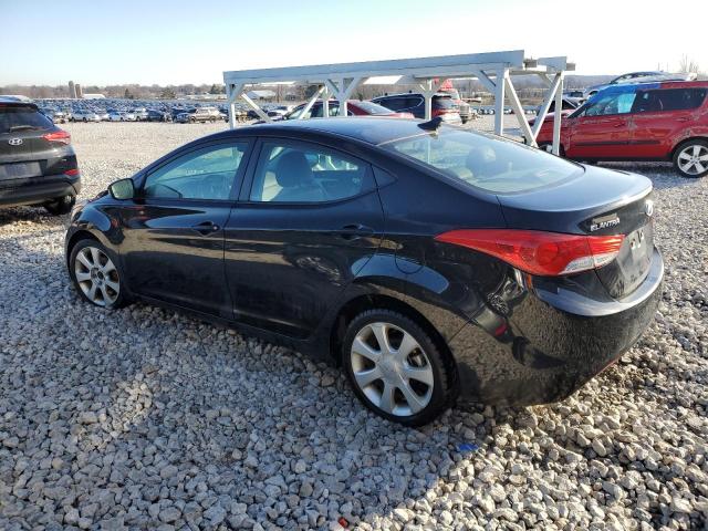 KMHDH4AE4DU595036 - 2013 HYUNDAI ELANTRA GLS BLACK photo 2