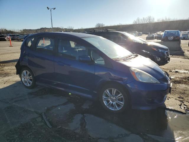 JHMGE88489S060162 - 2009 HONDA FIT SPORT BLUE photo 4