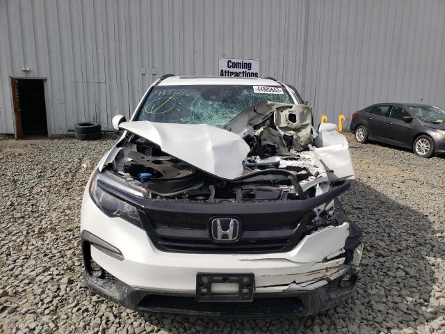 5FNYF6H22NB028210 - 2022 HONDA PILOT SE WHITE photo 5