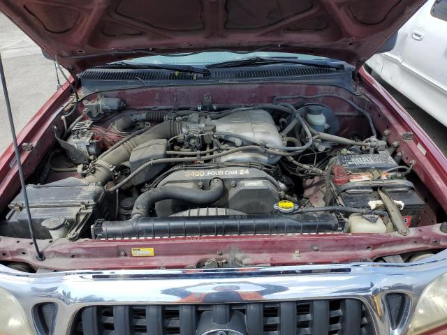 5TEGN92N13Z167808 - 2003 TOYOTA TACOMA DOUBLE CAB PRERUNNER BURGUNDY photo 11