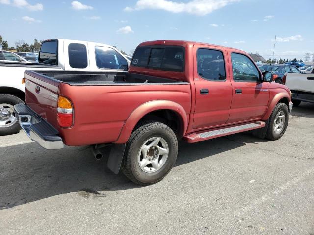 5TEGN92N13Z167808 - 2003 TOYOTA TACOMA DOUBLE CAB PRERUNNER BURGUNDY photo 3