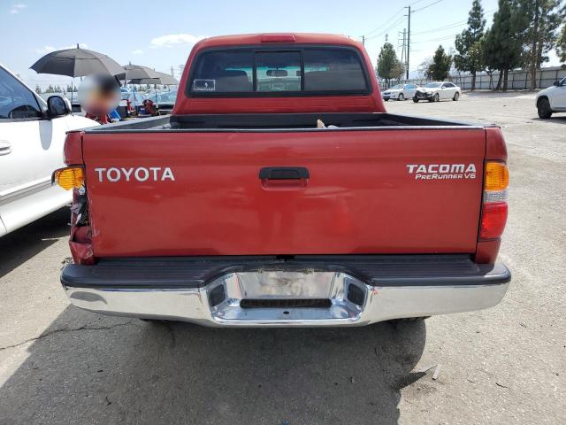 5TEGN92N13Z167808 - 2003 TOYOTA TACOMA DOUBLE CAB PRERUNNER BURGUNDY photo 6
