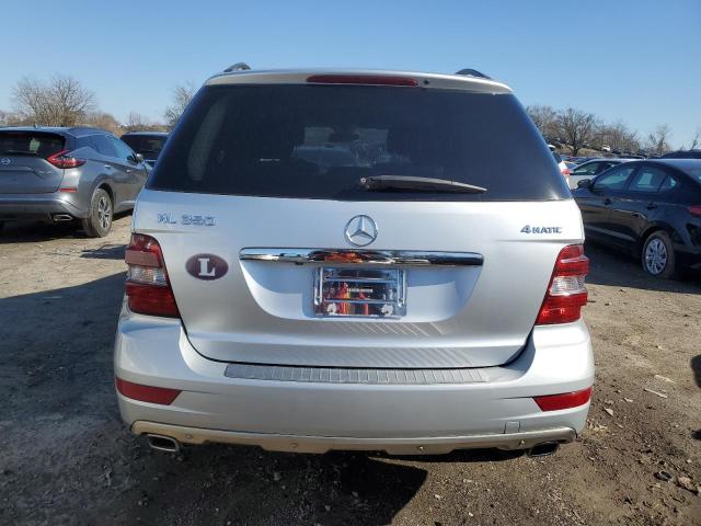 4JGBB8GB8BA625375 - 2011 MERCEDES-BENZ ML 350 4MATIC WHITE photo 6