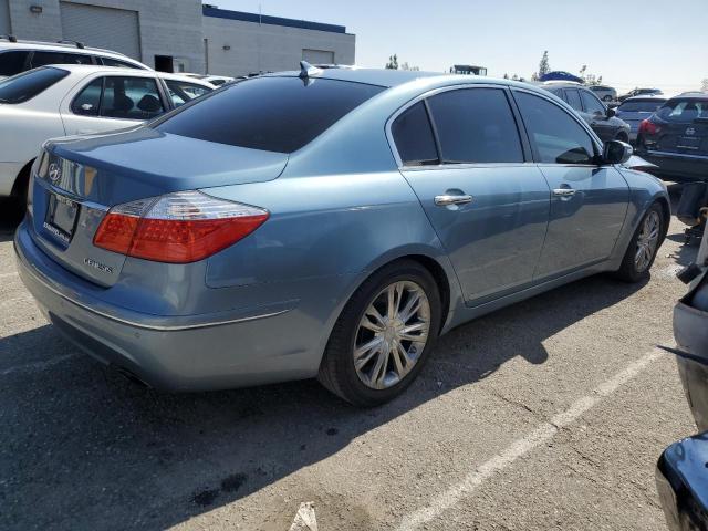 KMHGC4DE7BU122381 - 2011 HYUNDAI GENESIS 3.8L BLUE photo 3