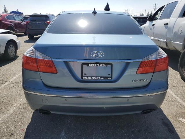 KMHGC4DE7BU122381 - 2011 HYUNDAI GENESIS 3.8L BLUE photo 6