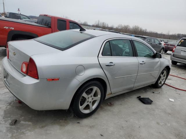 1G1ZC5EU0CF386405 - 2012 CHEVROLET MALIBU 1LT SILVER photo 3