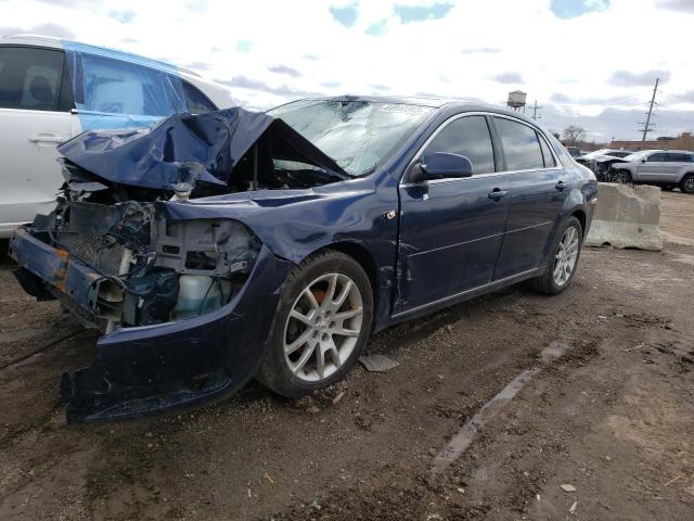 1G1ZH57BX84308147 - 2008 CHEVROLET MALIBU 1LT BLUE photo 1