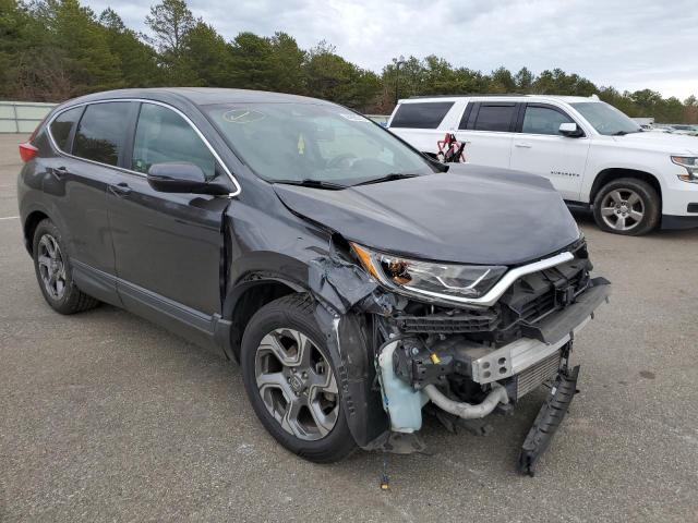 2HKRW2H55HH632430 - 2017 HONDA CR-V EX GRAY photo 4