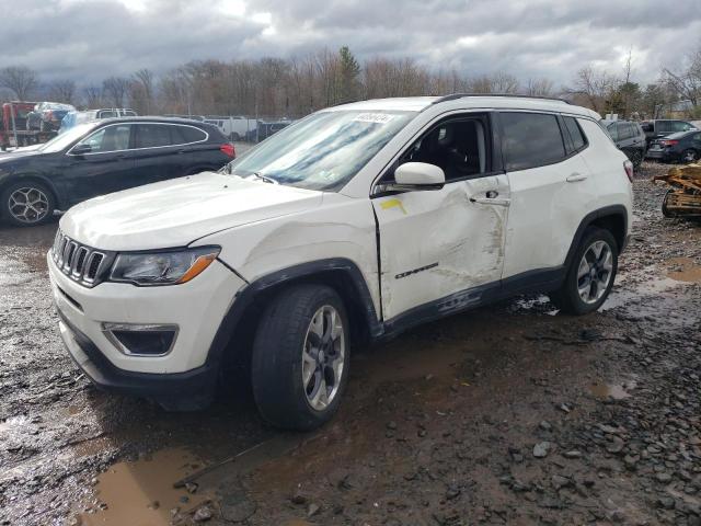 3C4NJDCB4LT185538 - 2020 JEEP COMPASS LIMITED WHITE photo 1