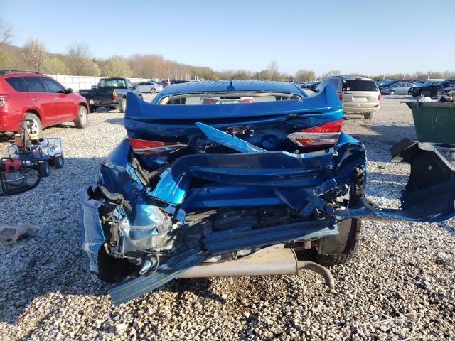 3FA6P0RU6KR107588 - 2019 FORD FUSION TITANIUM BLUE photo 6