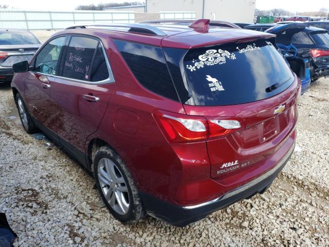 2GNAXYEX2L6267793 - 2020 CHEVROLET EQUINOX PREMIER MAROON photo 2