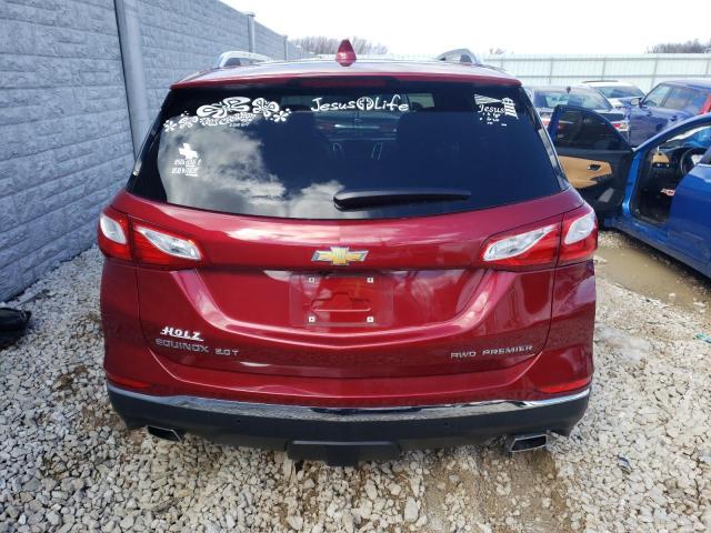 2GNAXYEX2L6267793 - 2020 CHEVROLET EQUINOX PREMIER MAROON photo 6