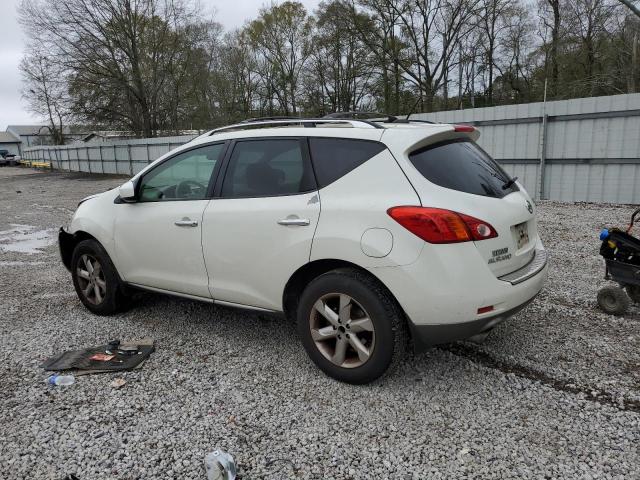 JN8AZ1MU6AW011116 - 2010 NISSAN MURANO S WHITE photo 2