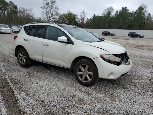 JN8AZ1MU6AW011116 - 2010 NISSAN MURANO S WHITE photo 4