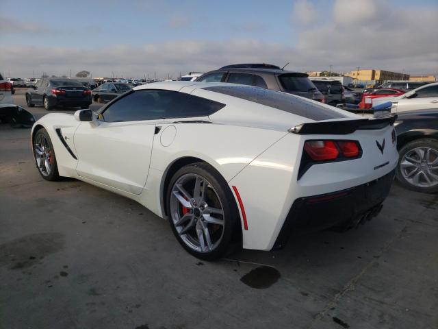 1G1YA2D74E5132121 - 2014 CHEVROLET CORVETTE STINGRAY 1LT WHITE photo 2