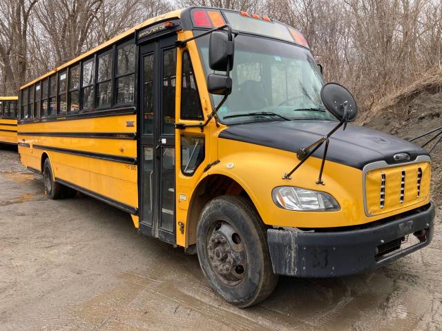 4UZABRDU0ECFF5286 - 2014 FREIGHTLINER CHASSIS B2B YELLOW photo 1